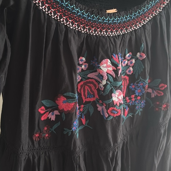 Free People Sunbeams Embroidered Mini Dress Size XS-S - Picture 5 of 6
